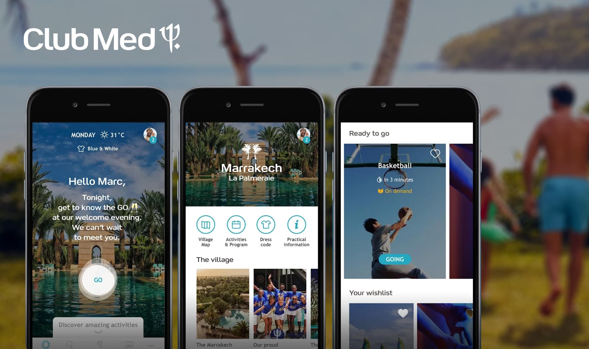 Illustration du projet My Club Med
