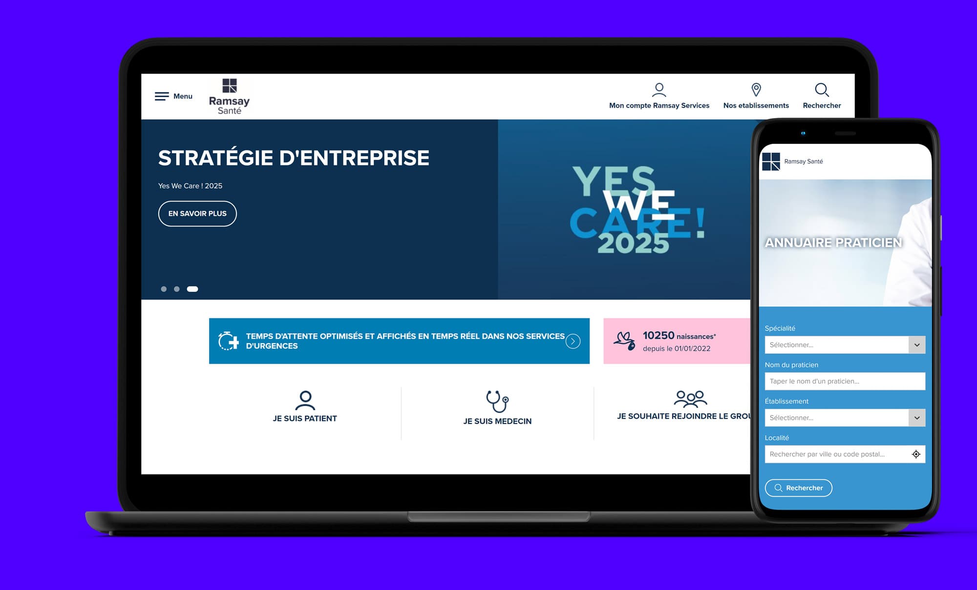 Illustration du projet Ramsay Santé